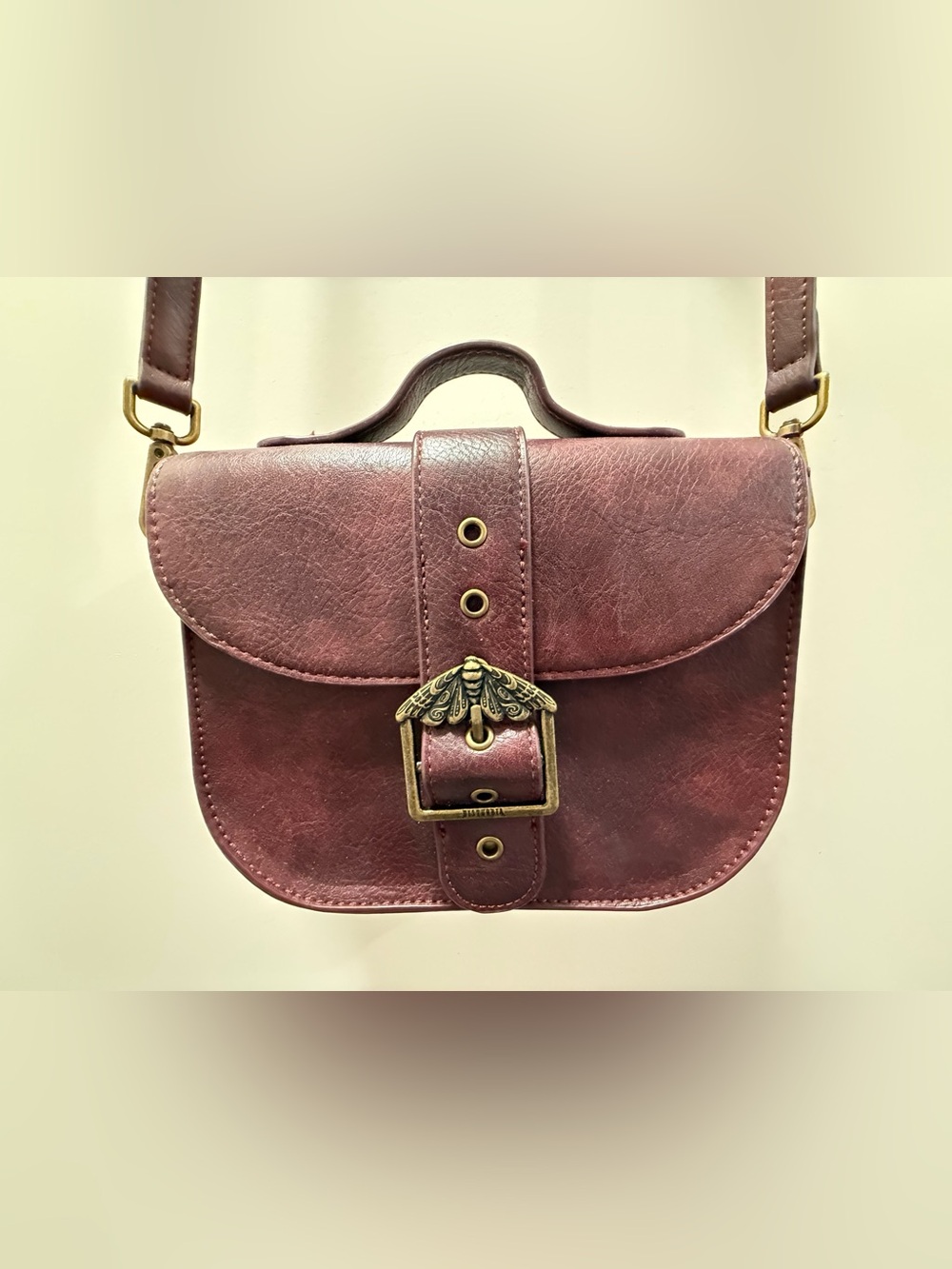 Disturbia Rosamoth Buckle Crossbody Satchel Bag - Picture 7 of 9